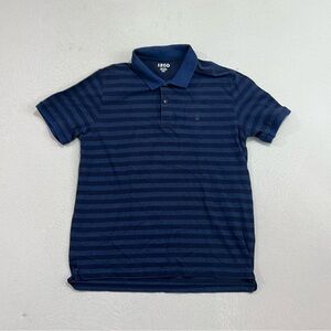 Izod Men Blue Polo Shirt Casual Golf Size Large